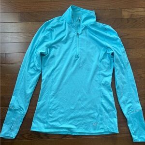 Brooks Quarter Zip long sleeve run top size small